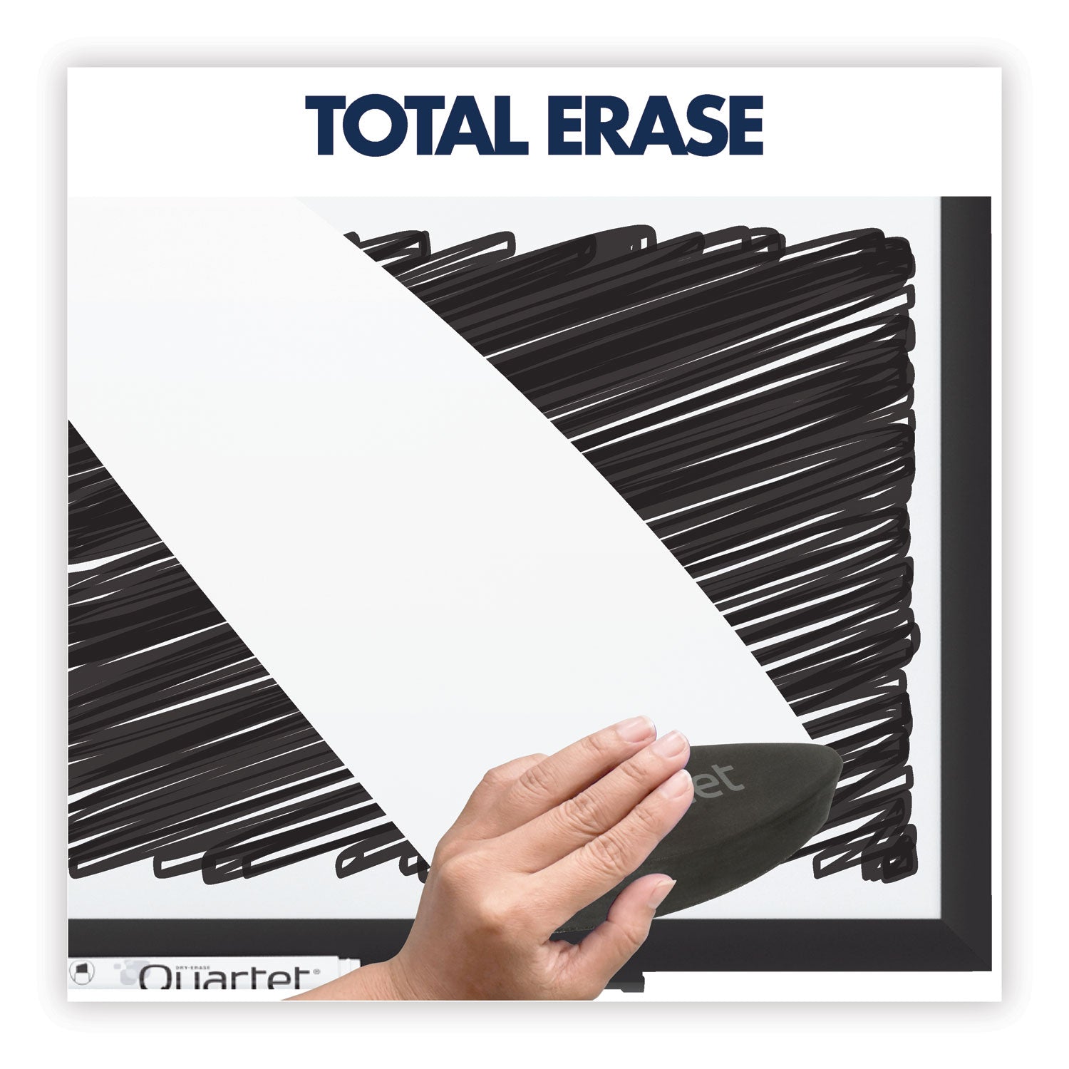 Classic Series Total Erase Dry Erase Boards, 36 x 24, White Surface, Silver Anodized Aluminum Frame - 