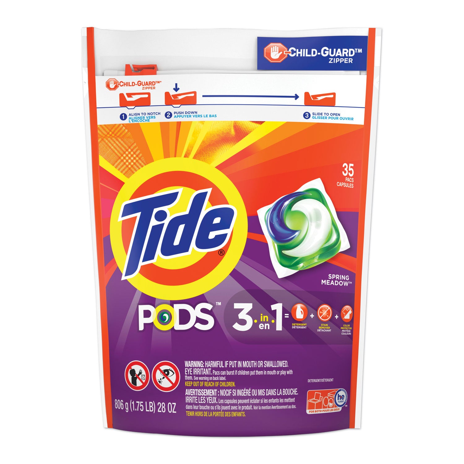 pods-laundry-detergent-spring-meadow-35-pack-4-packs-carton_pgc93127ct - 1