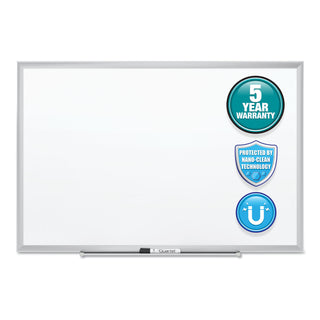 Classic Series Nano-Clean Dry Erase Board, 72 x 48, White Surface, Silver Aluminum Frame - 
