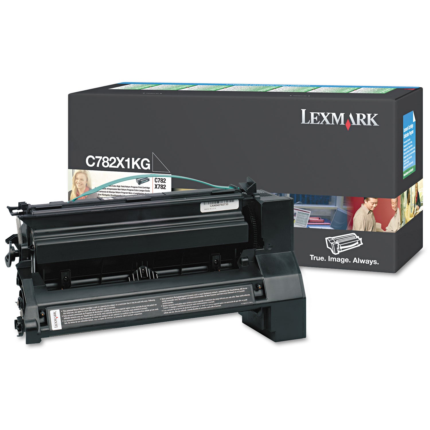 C782X1KG Extra High-Yield Toner, 15,000 Page-Yield, Black - 