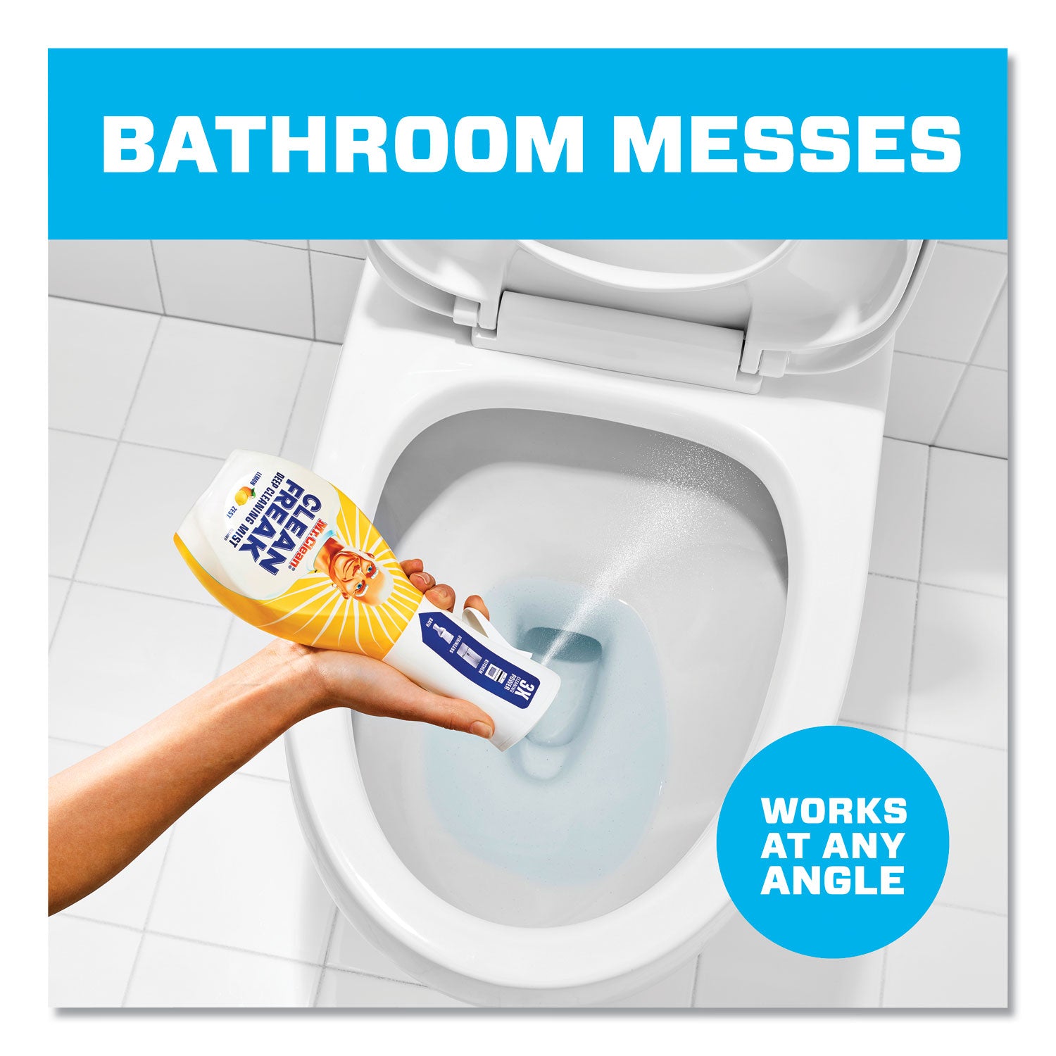 Clean Freak Deep Cleaning Mist Multi-Surface Spray, Lemon, 16 oz Spray Bottle, 6/Carton