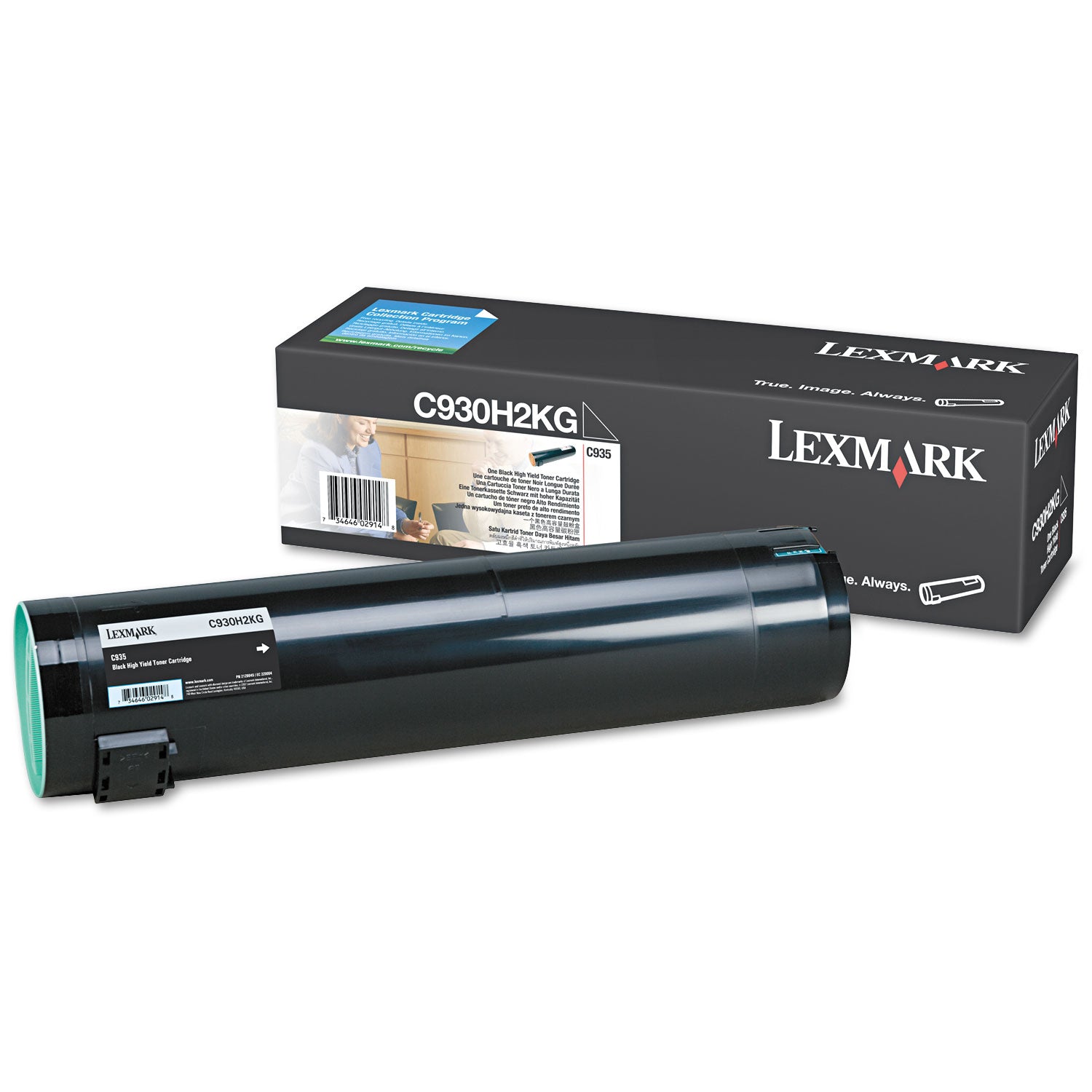 C930H2KG High-Yield Toner, 38,000 Page-Yield, Black - 