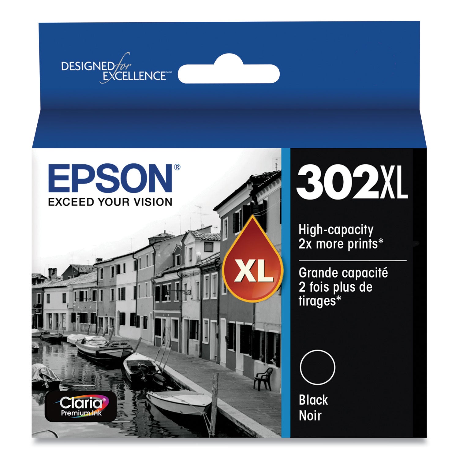 T302XL020-S (T302XL) Claria High-Yield Ink, Black