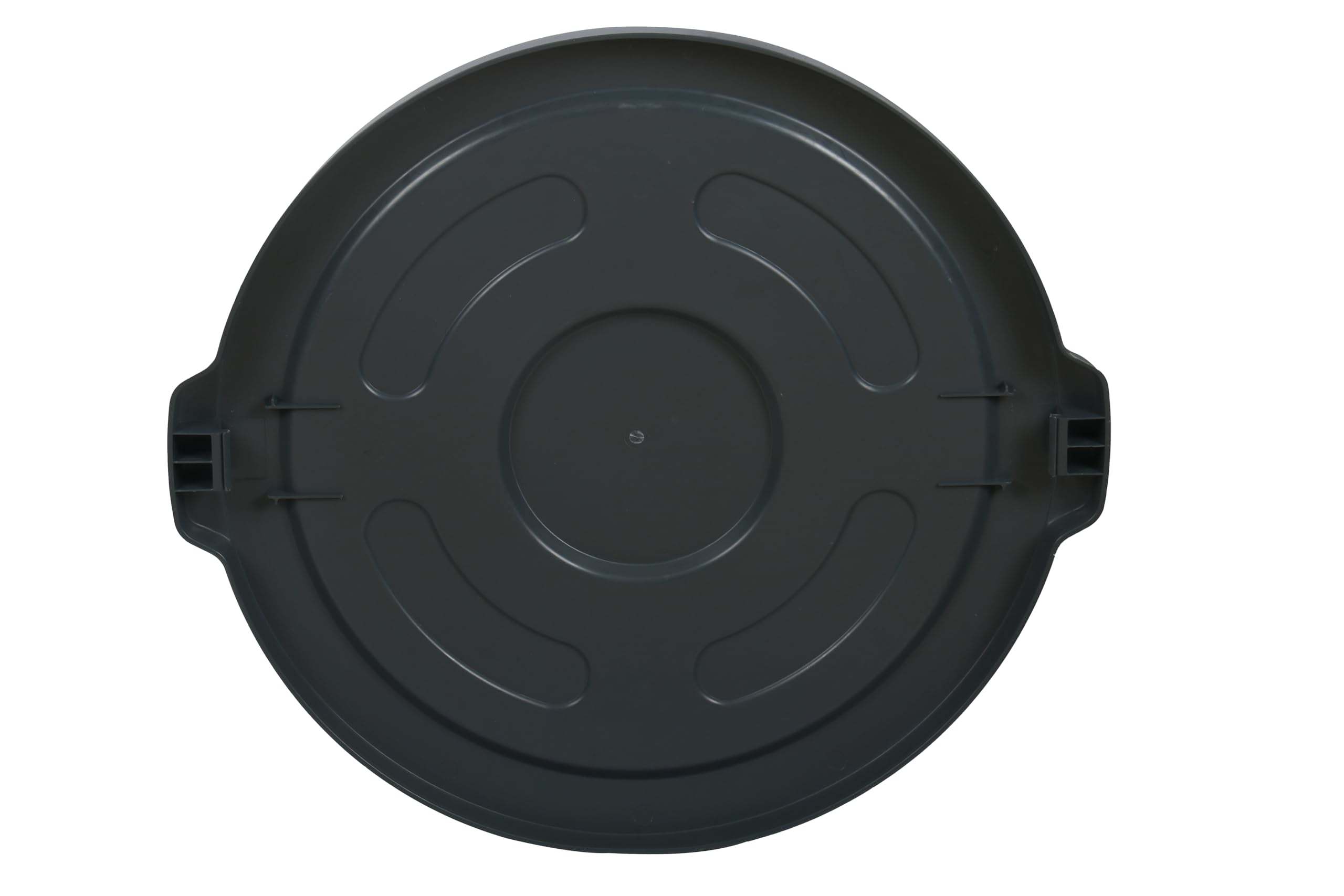 Lid for 55 Gal Round Trash Can, Gray