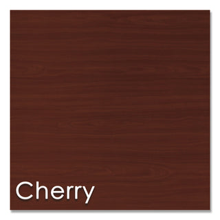 Study Carrell Add On, 1-Leg, 31.25 x 23.25 x 45.25, Cherry