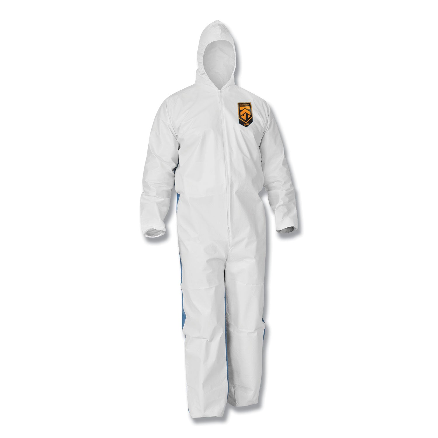 a35-liquid-and-particle-protection-coveralls-zipper-front-hooded-elastic-wrists-and-ankles-large-white-25-carton_kcc38938 - 1