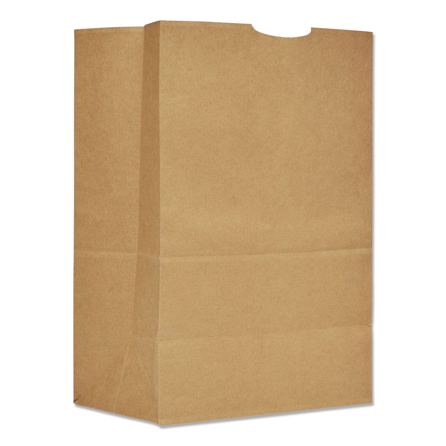 grocery-paper-bags-75-lb-capacity-1-6-bbl-12-x-7-x-17-kraft-400-bags_bagsk1675 - 1