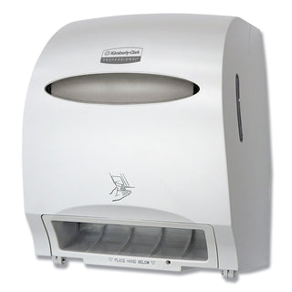 Electronic Towel Dispenser, 12.7 x 9.57 x 15.76, White
