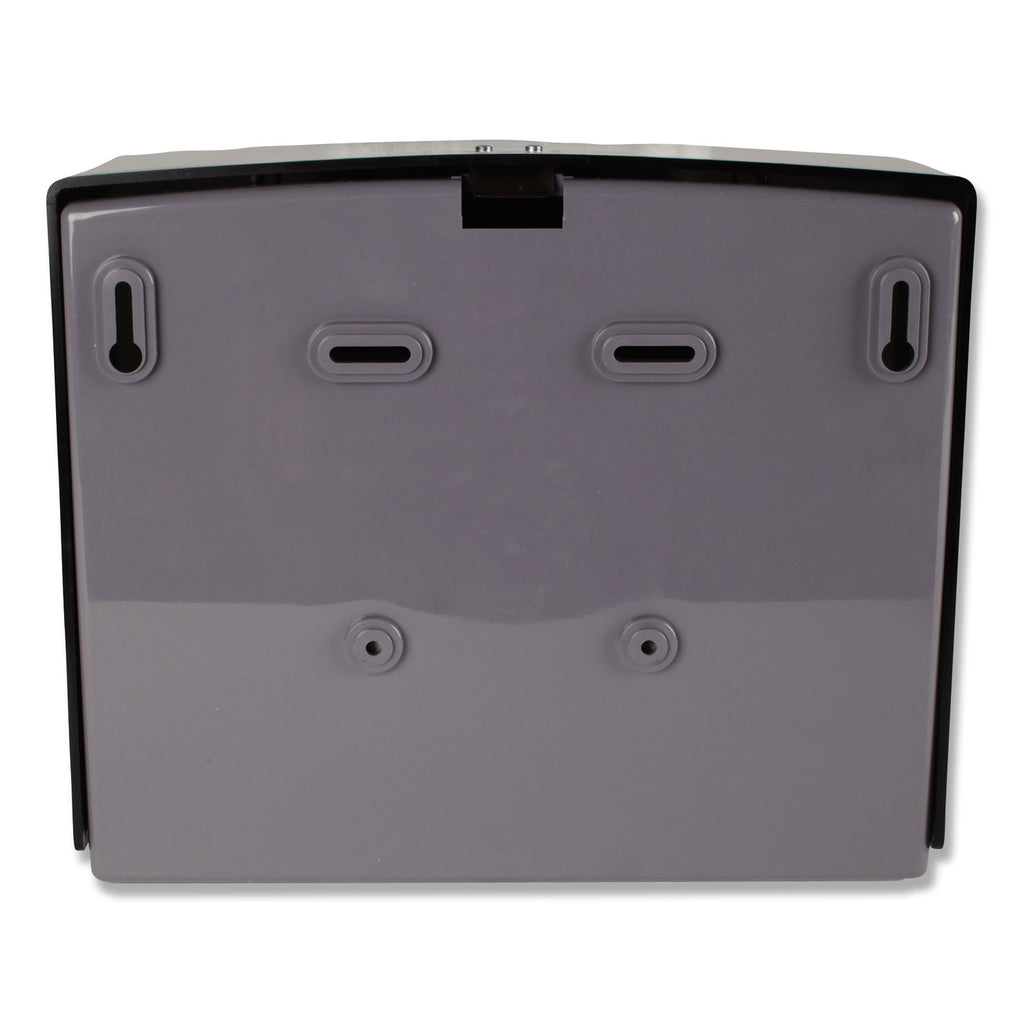Scottfold Folded Towel Dispenser, 10.75 x 4.75 x 9, Black - 