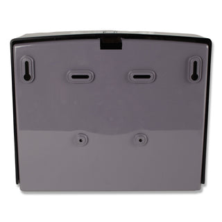 Scottfold Folded Towel Dispenser, 10.75 x 4.75 x 9, Black