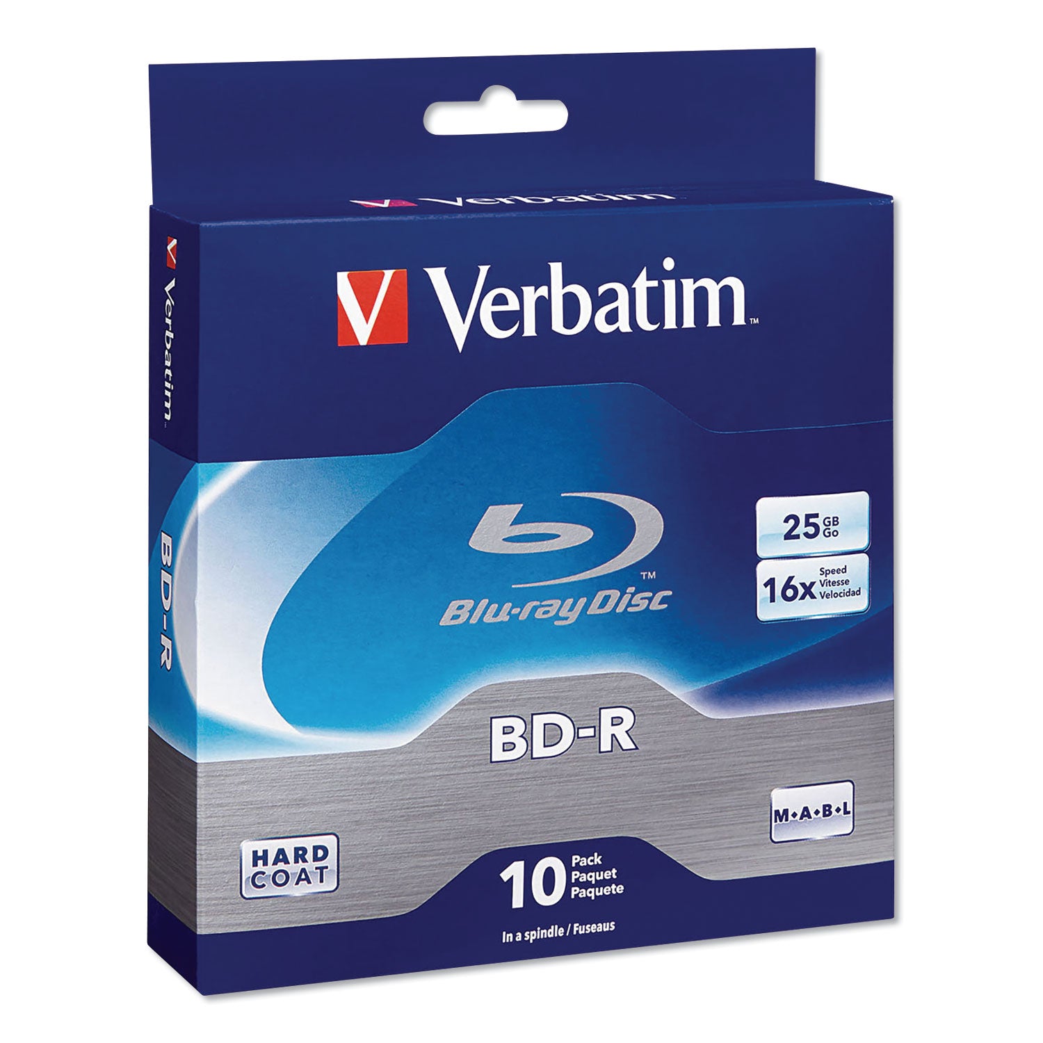 BD-R Blu-Ray Disc, 25 GB, 16x, White, 10/Pack - 