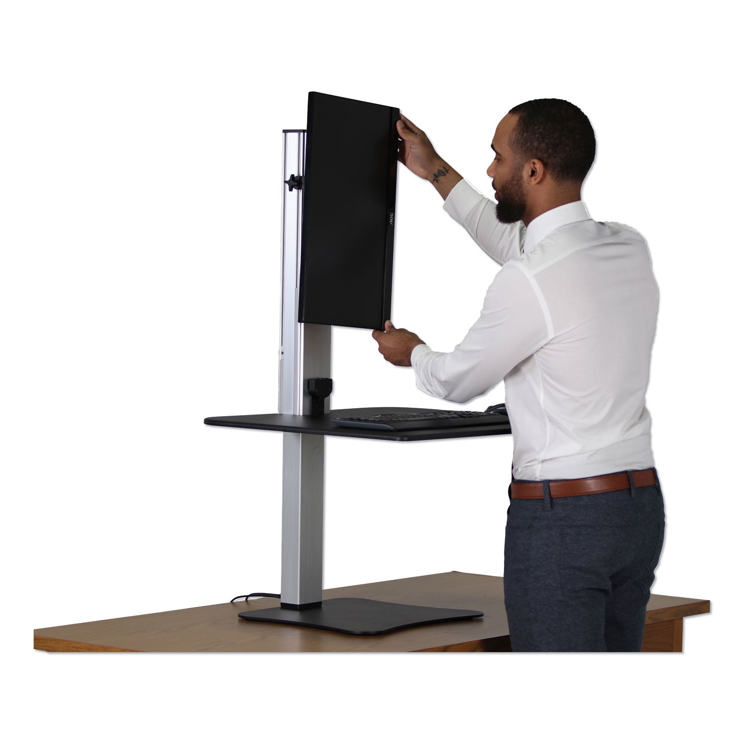 high-rise-electric-standing-desk-workstation-single-monitor-28-x-23-x-2025-black-aluminum-ships-in-1-3-business-days_vctdc400 - 3