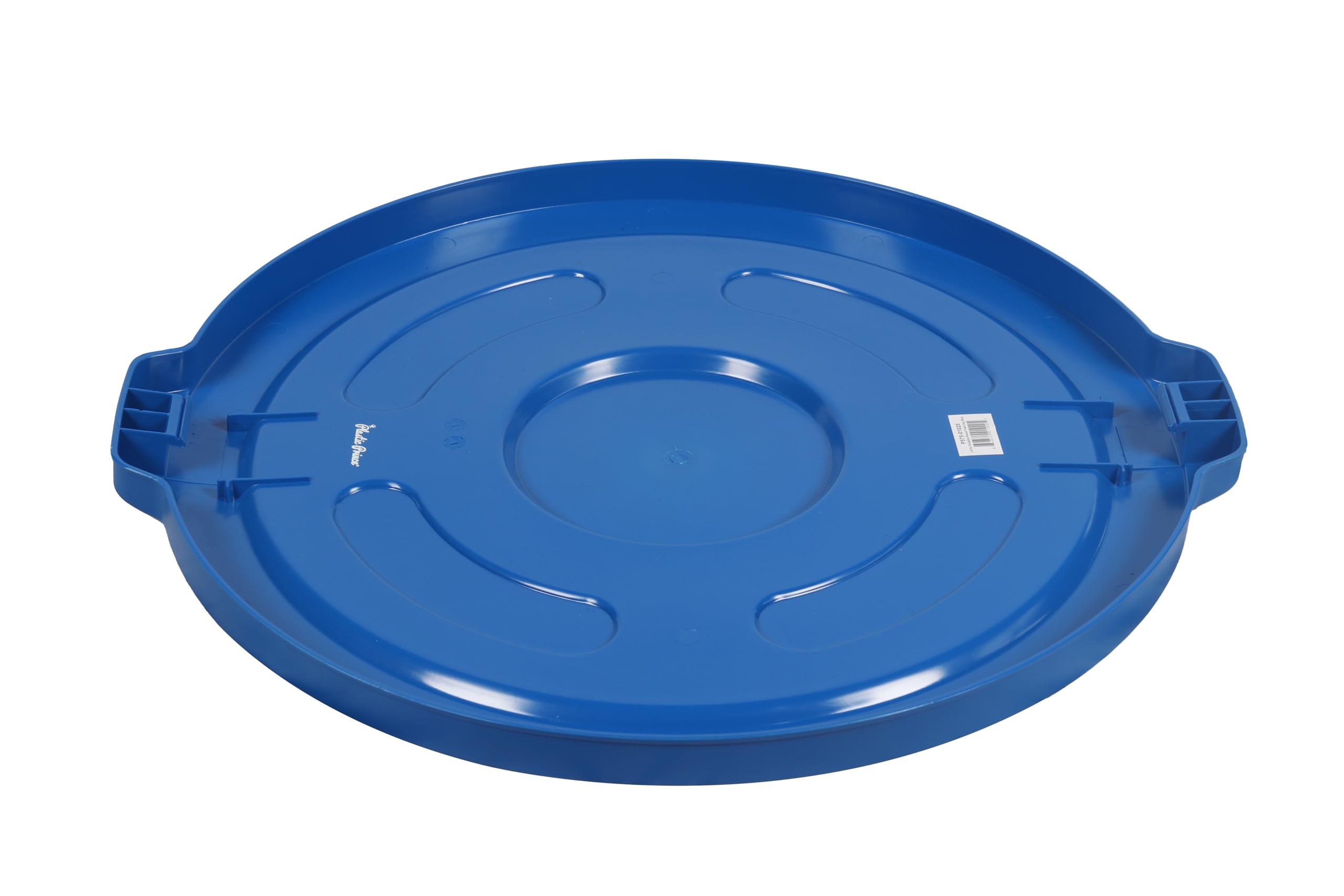 Lid for 55 Gal Round Trash Can, Blue