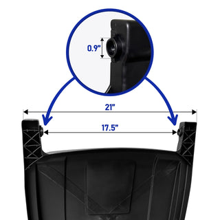 Replacement Lid for Plastic Prince 50 Gallon Rollout Container