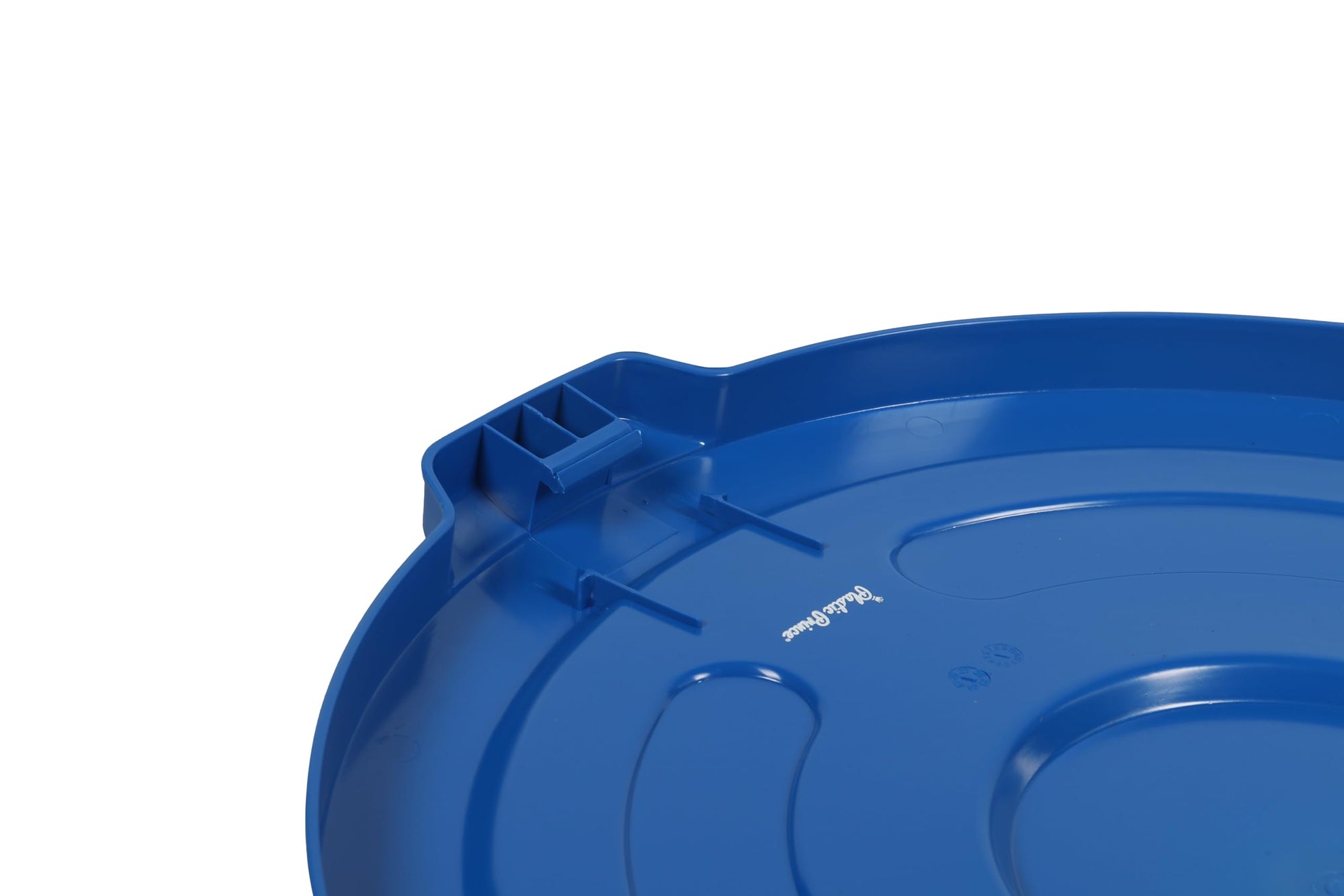 Lid for 55 Gal Round Trash Can, Blue