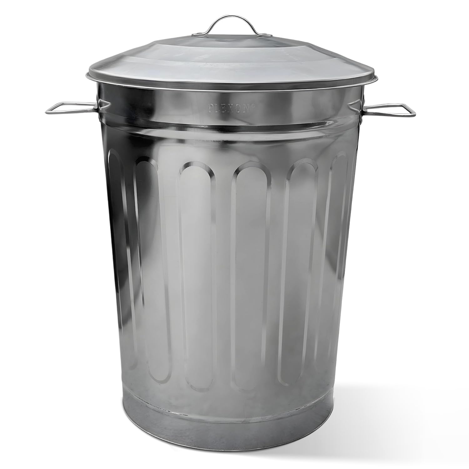 plexon-13-gallon-metal-trash-can-with-lid-outdoor-vintage-trash-can-steel-retro-garbage-can-for-kitchen-farmhouse-rustic-bird-seed-storage-pet-food-ash-bucket-galvanized-steel