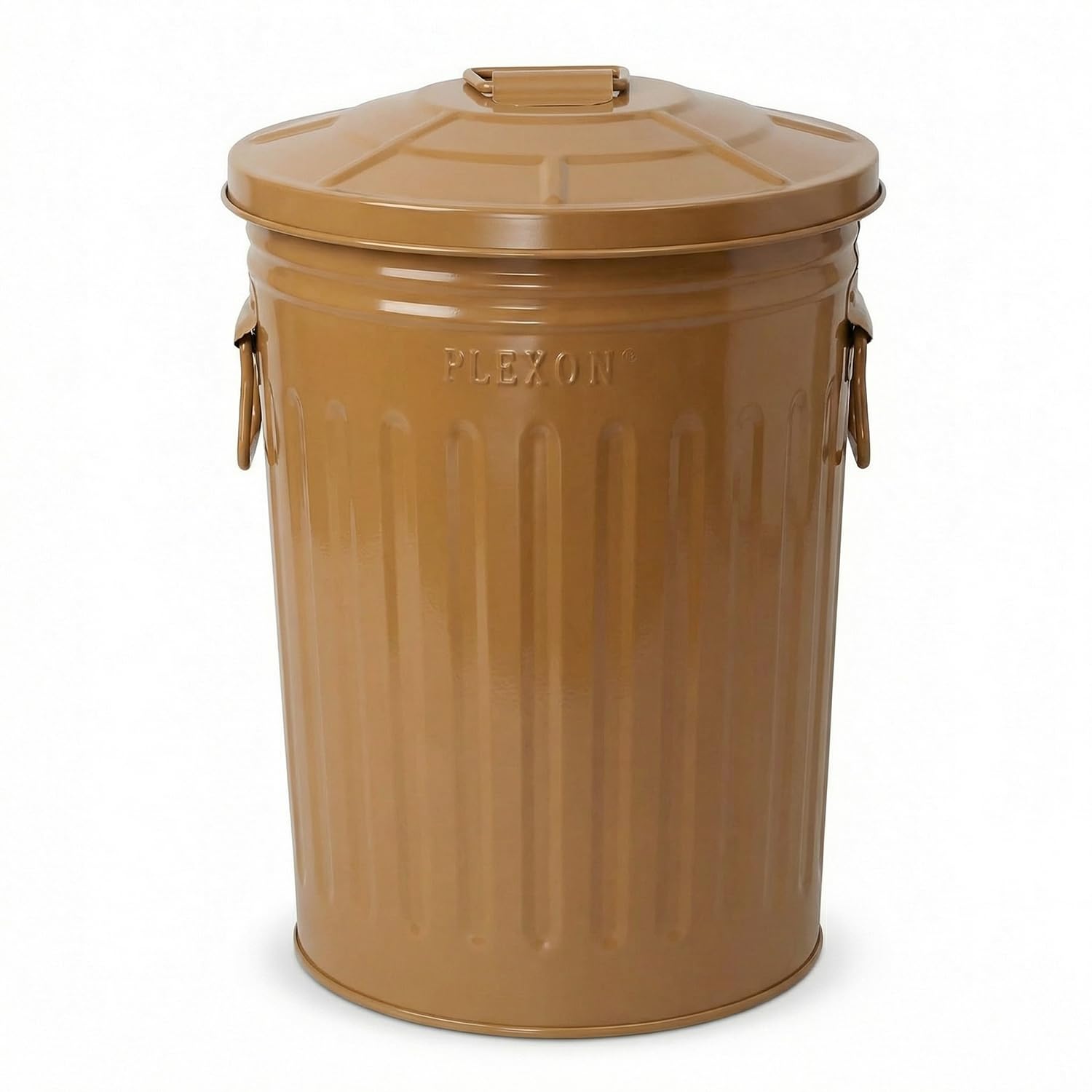 plexon-2-gallon-small-metal-trash-can-with-lid-bathroom-garbage-can-with-lid-bathroom-trash-can-for-bedroom-office-kitchen-indoor-waste-basket-round-powder-coated-copper