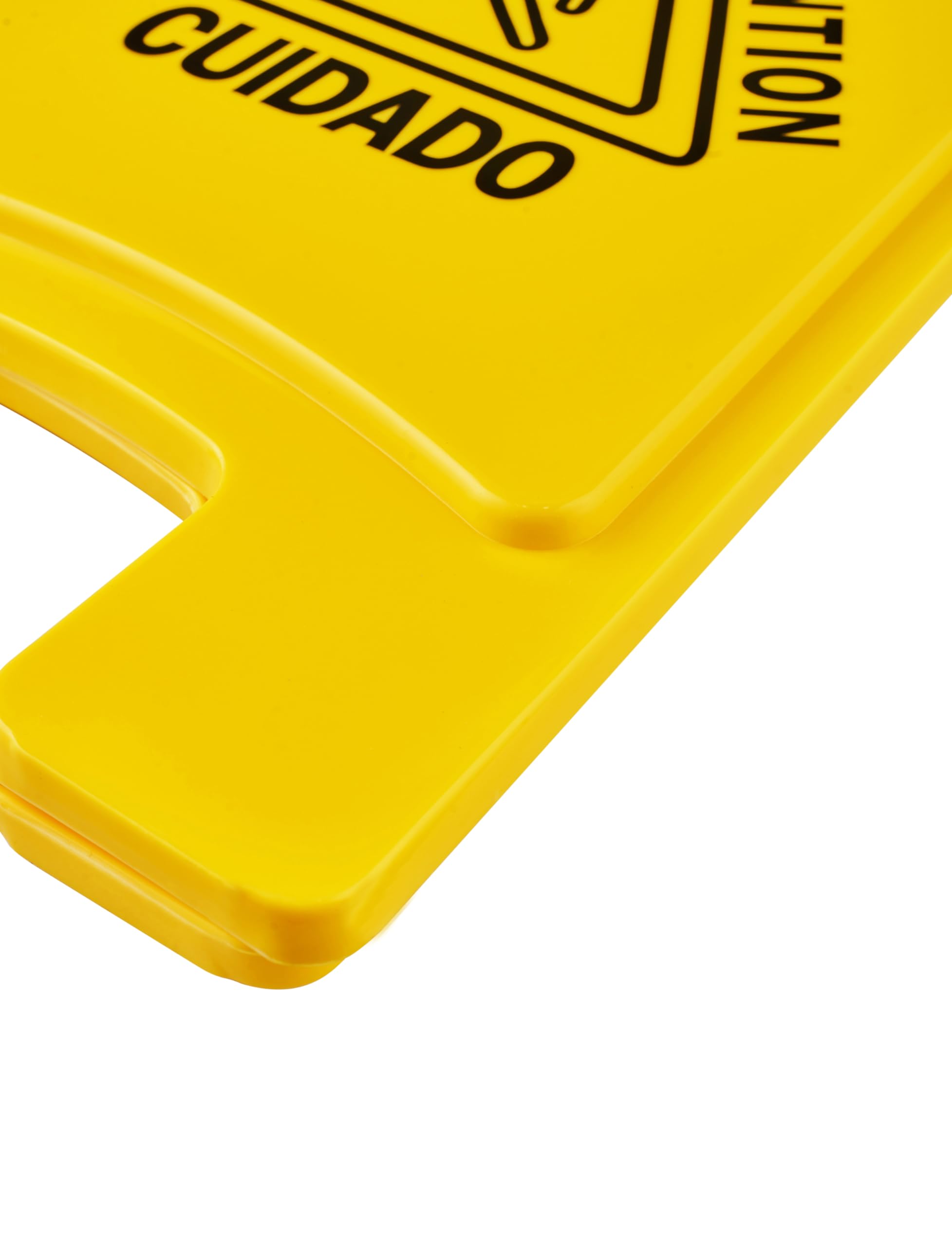 Caution "Wet Floor" Sign, Bright Yellow, Slippery When Wet A-Frame Sign