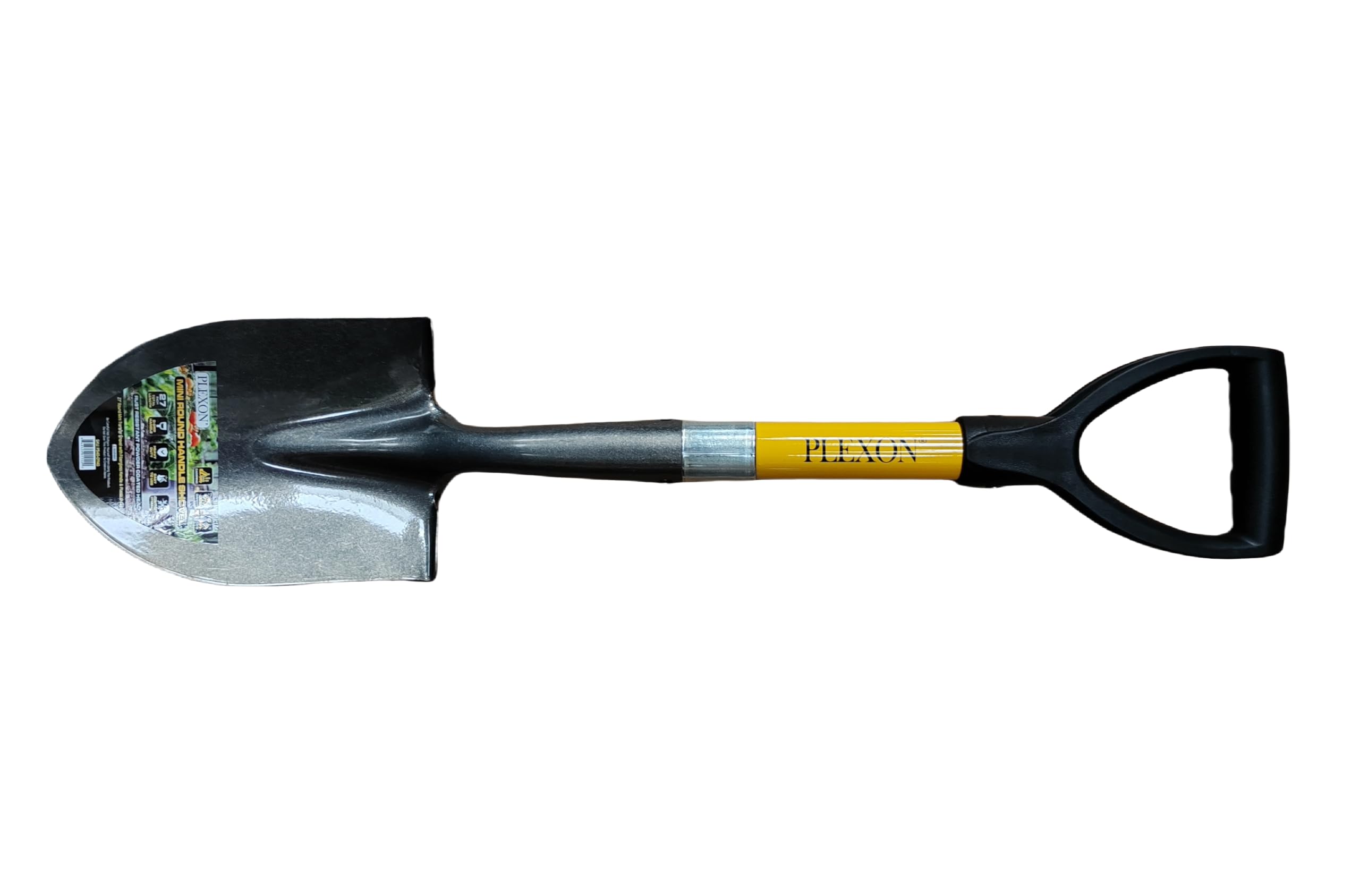 27" Round Mini Transfer Shovel with Fiberglass Handle & Plastic D-Grip