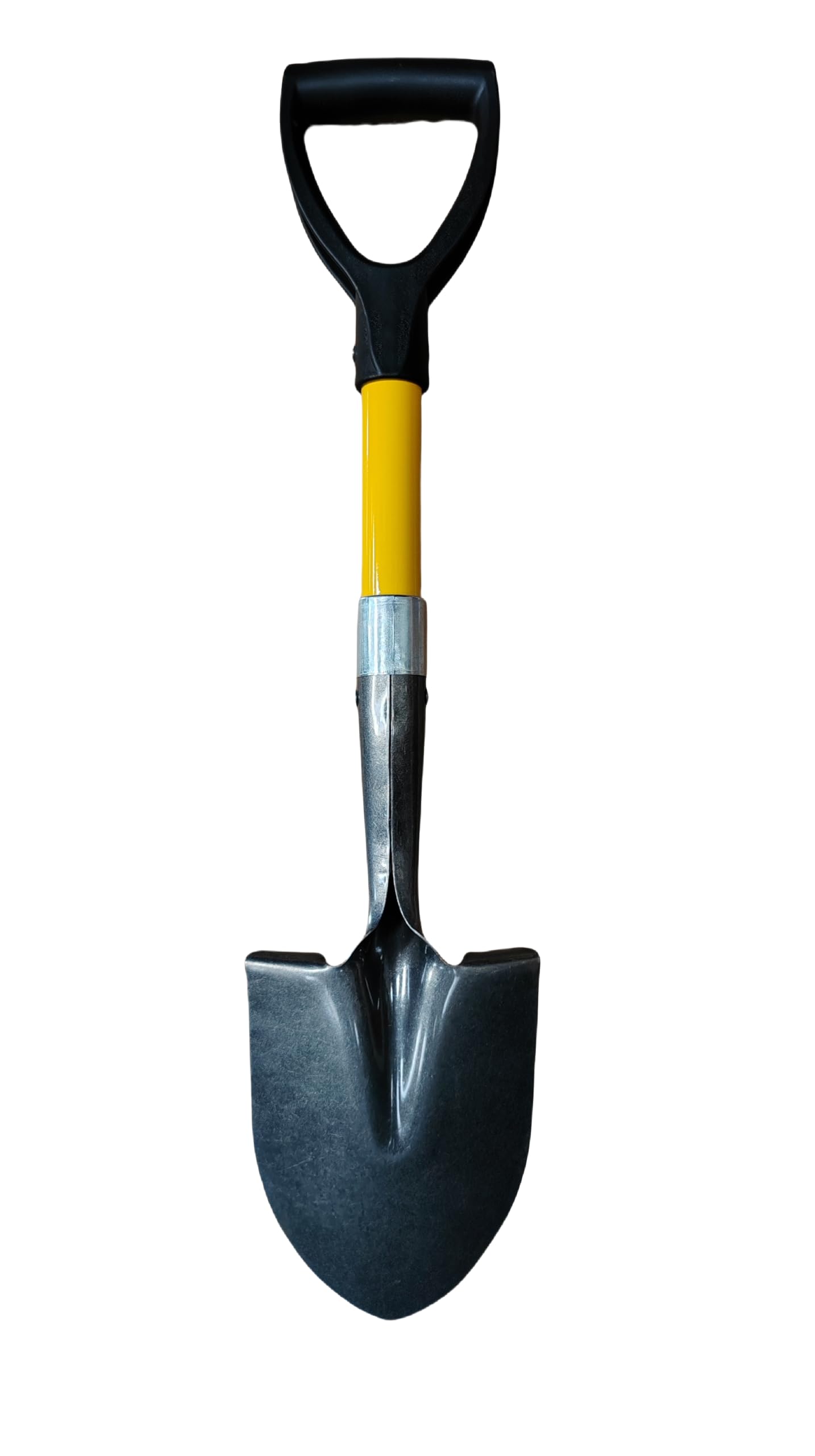 27" Round Mini Transfer Shovel with Fiberglass Handle & Plastic D-Grip