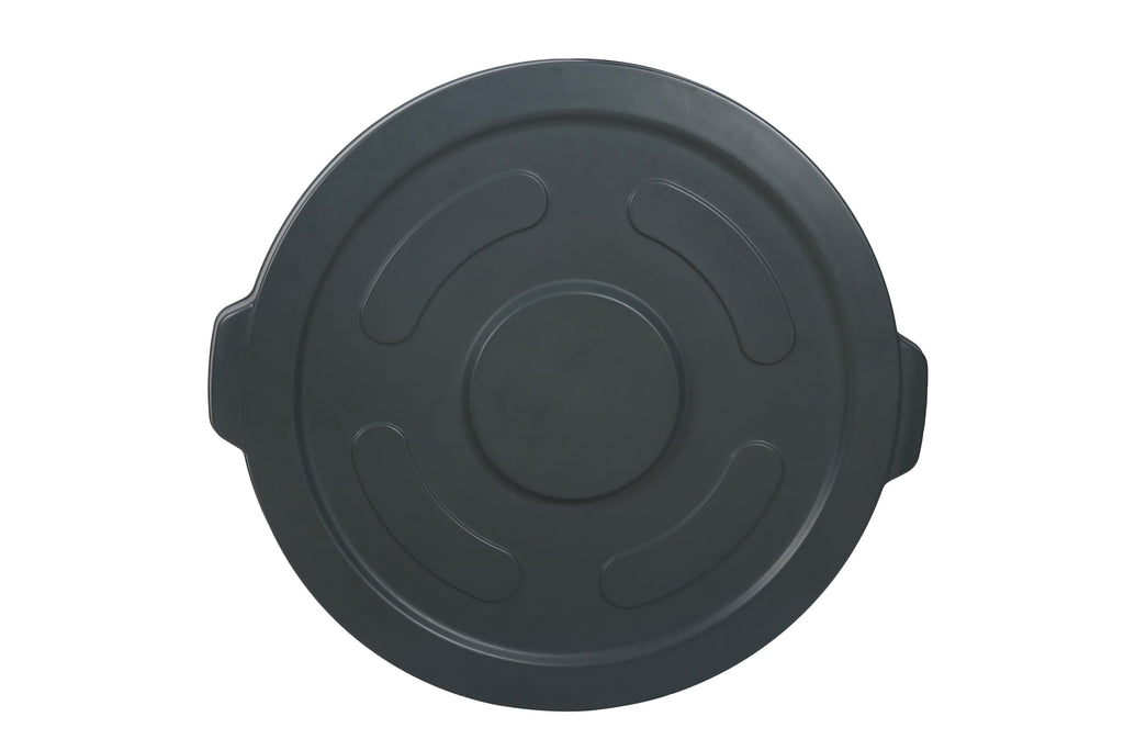 Lid for 55 Gal Round Trash Can, Gray