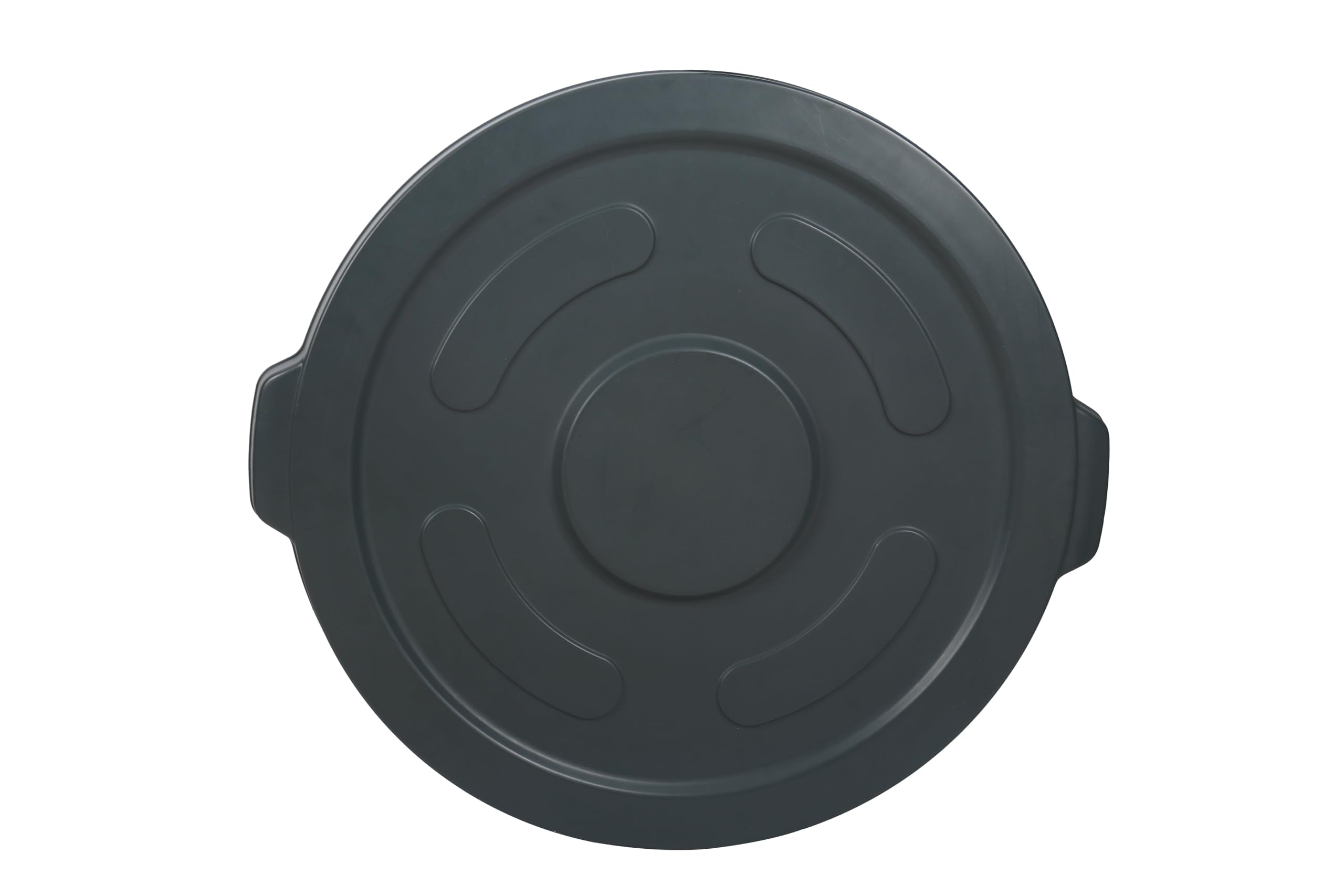 Lid for 55 Gal Round Trash Can, Gray