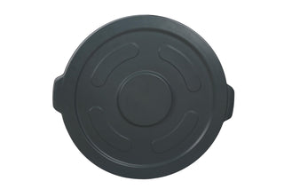 Lid for 55 Gal Round Trash Can, Gray