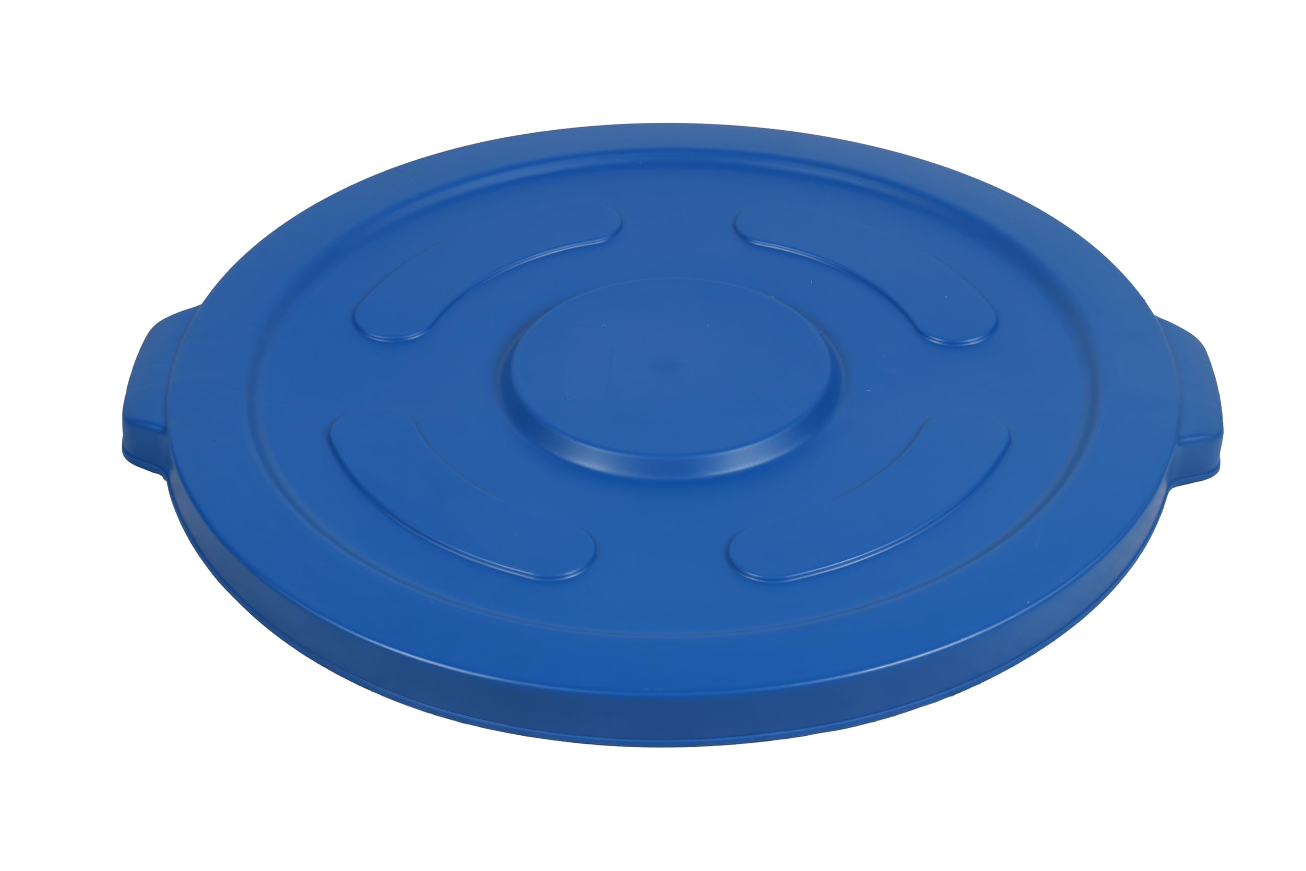 Lid for 55 Gal Round Trash Can, Blue