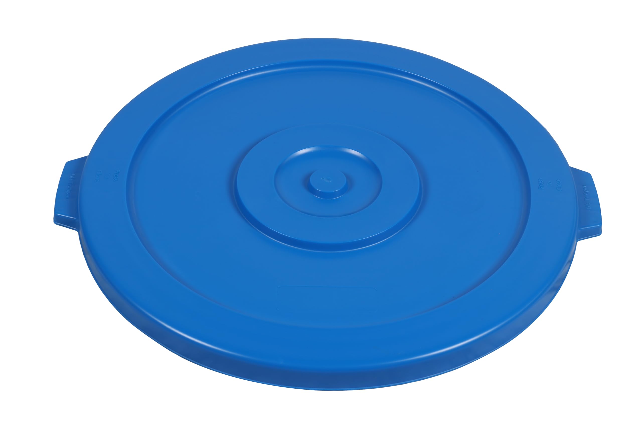 Lid for 32 Gal Round Trash Can, Blue