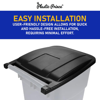 Replacement Lid for Plastic Prince 50 Gallon Rollout Container