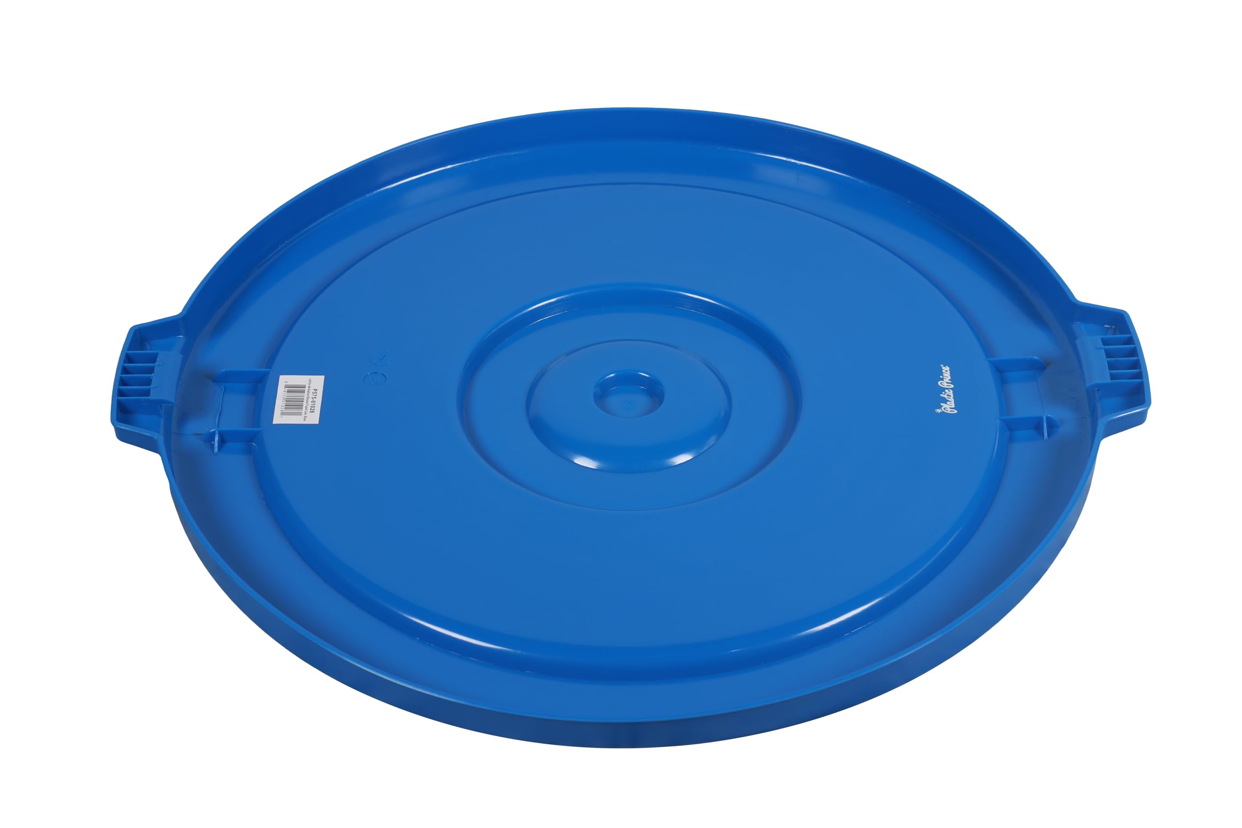 Lid for 44-Gallon Round Trash Can, Blue - 1