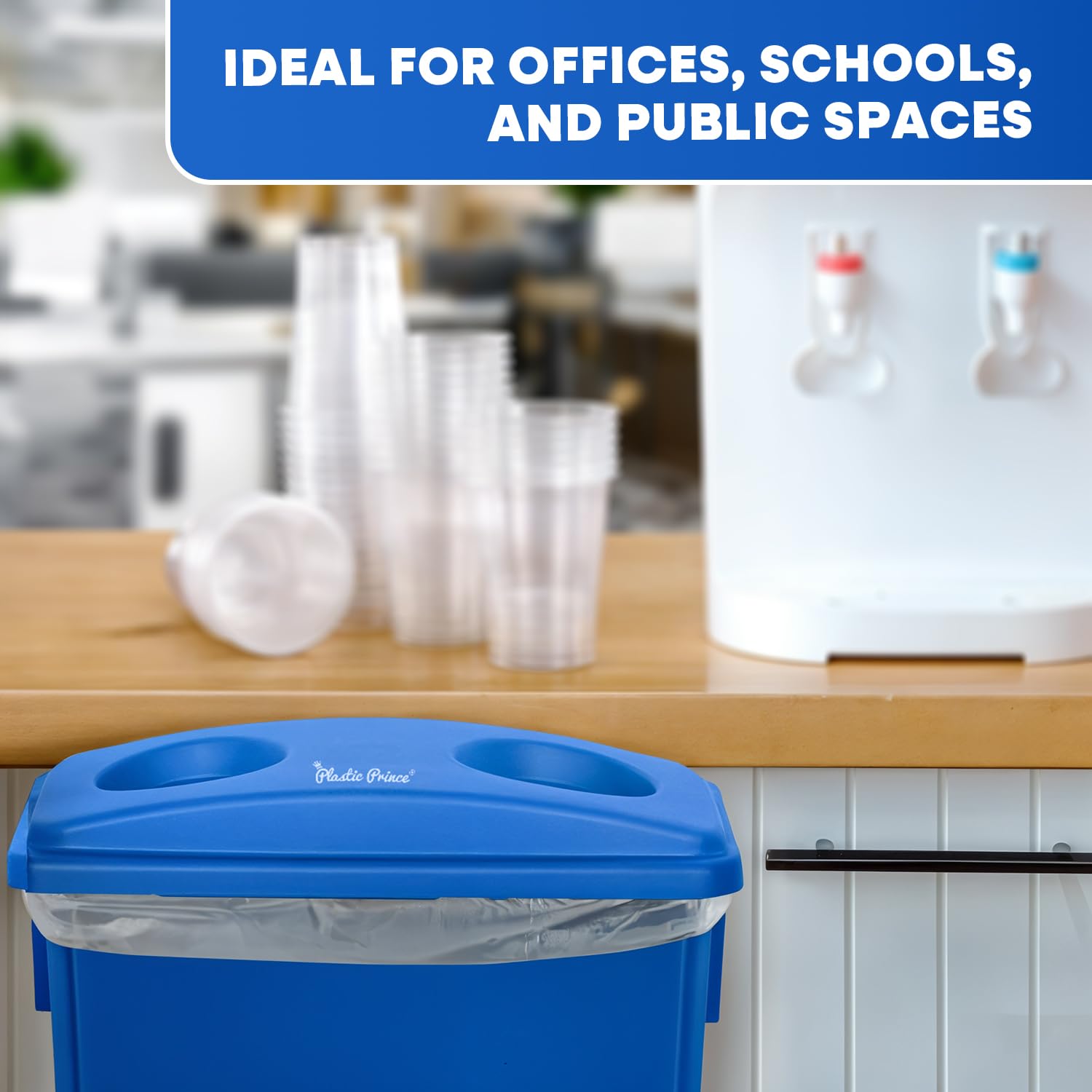 Recycling Lid for 23 Gal Slim Rectangular Trash Can