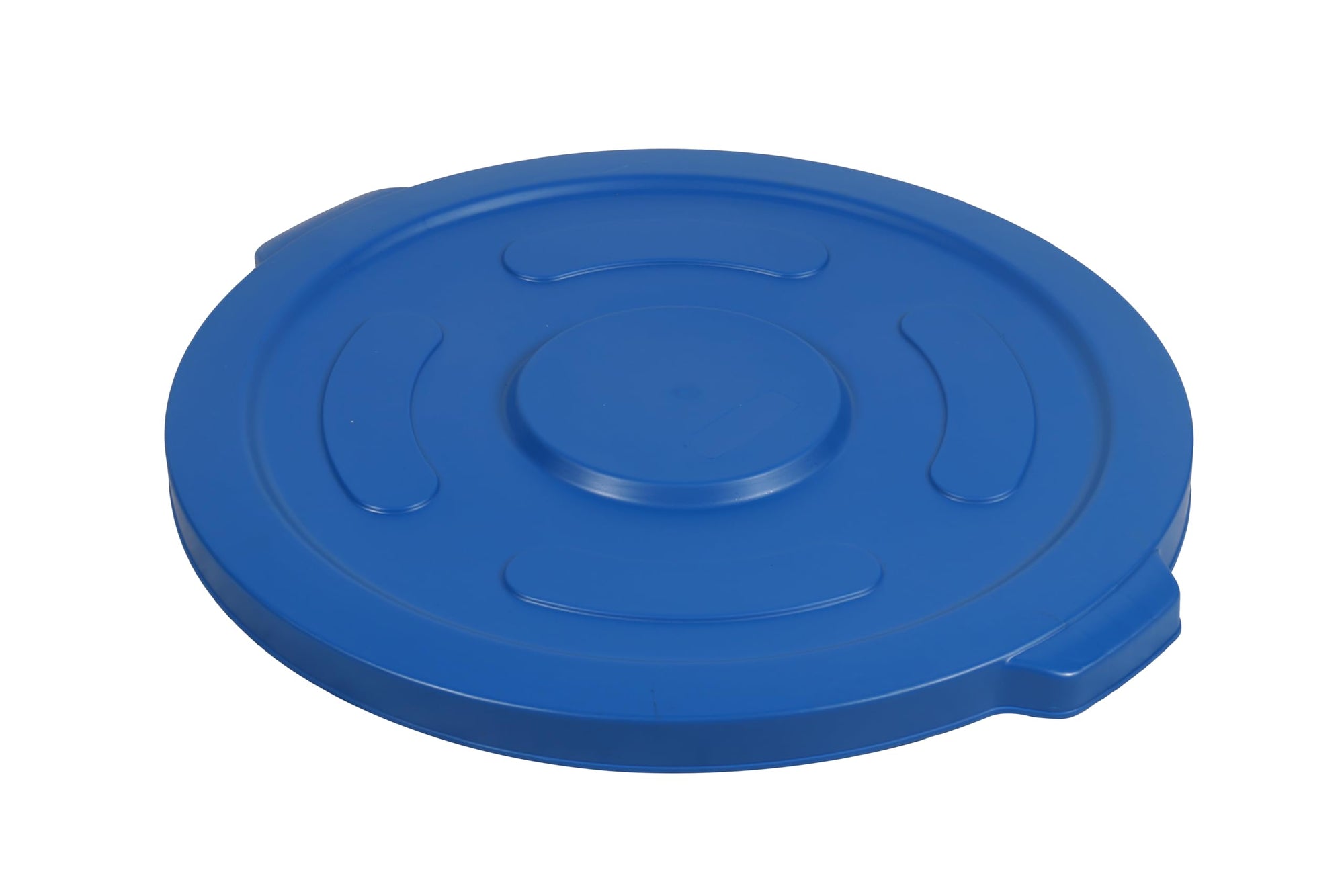 Lid for 55 Gal Round Trash Can, Blue