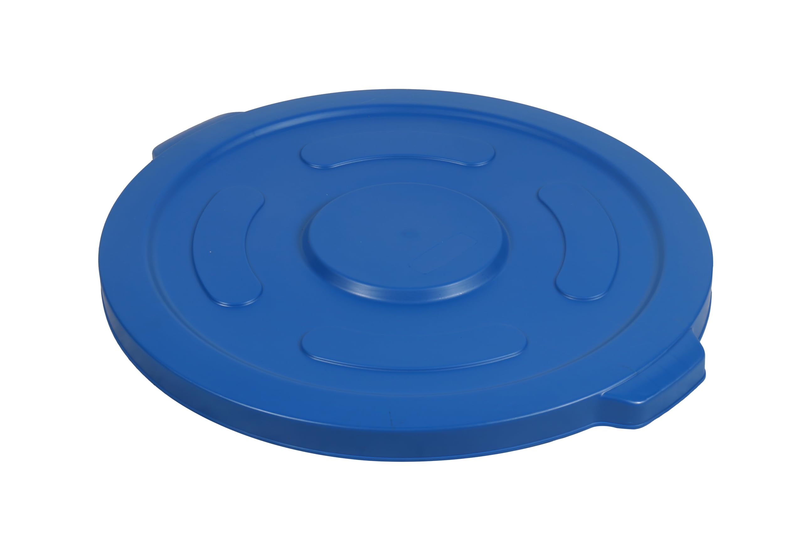 Lid for 55 Gal Round Trash Can, Blue