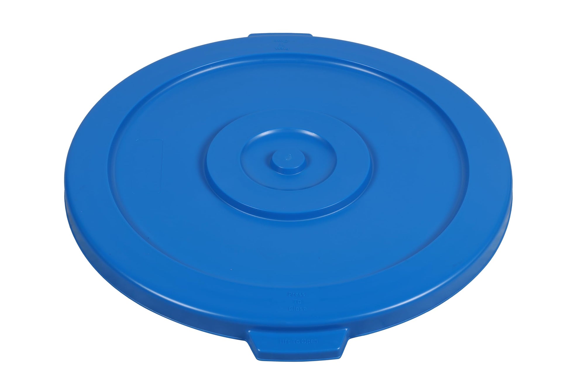 Lid for 32 Gal Round Trash Can, Blue