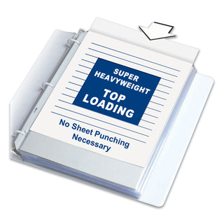 super-heavyweight-poly-sheet-protectors-non-glare-2-11-x-85-50-box_cli61008 - 1
