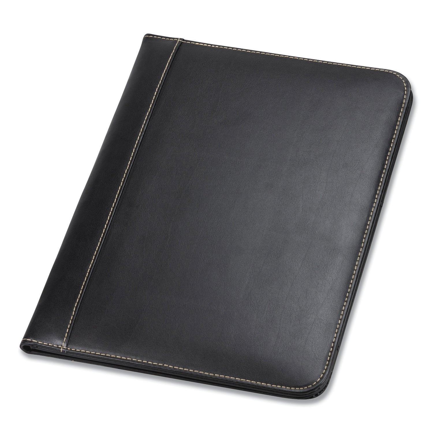 contrast-stitch-leather-padfolio-8-1-2-x-11-leather-black_sam71710 - 2