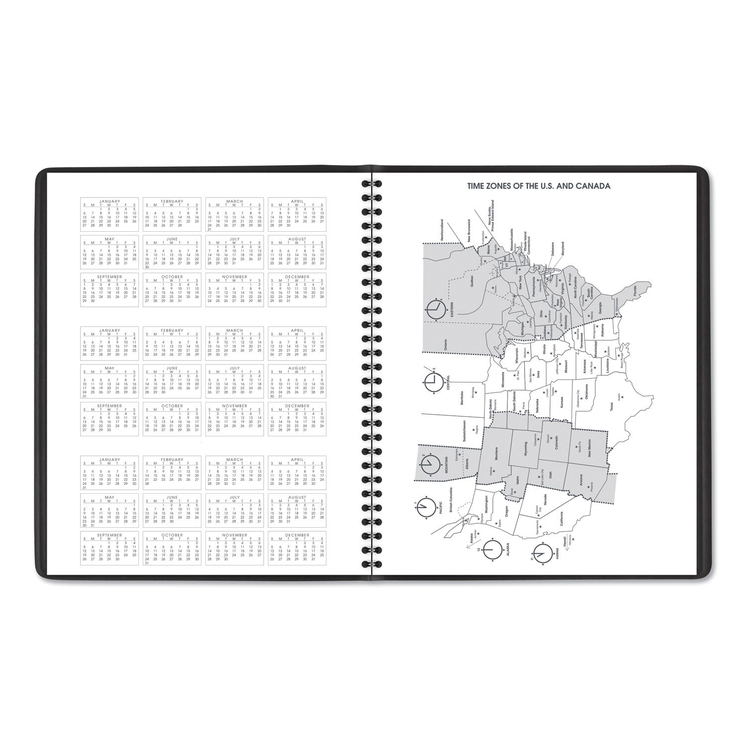 Monthly Planner, 11 x 9, Navy Cover, 15-Month (Jan to Mar): 2024 to 2025 - 
