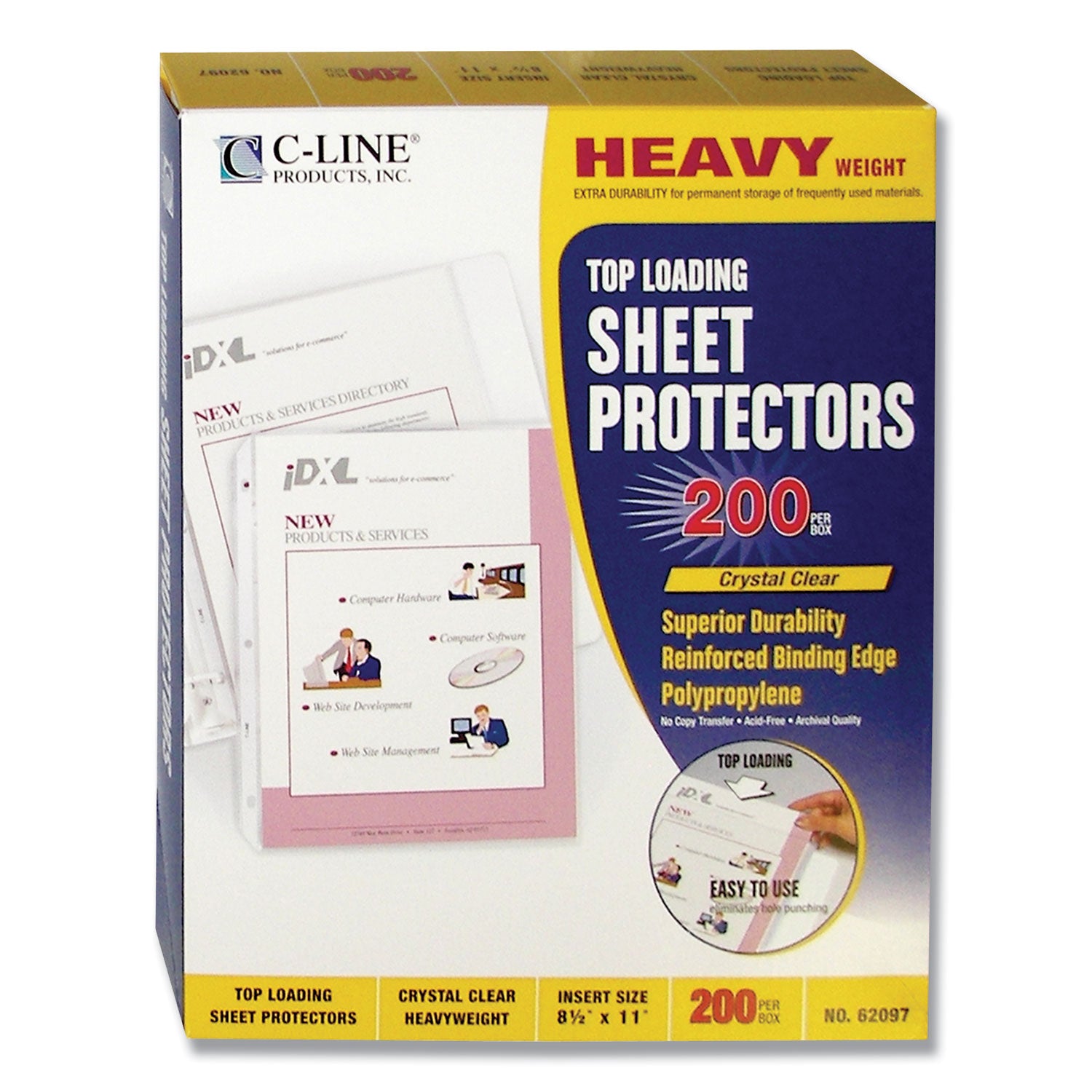 heavyweight-polypropylene-sheet-protectors-clear-2-11-x-85-200-box_cli62097 - 3