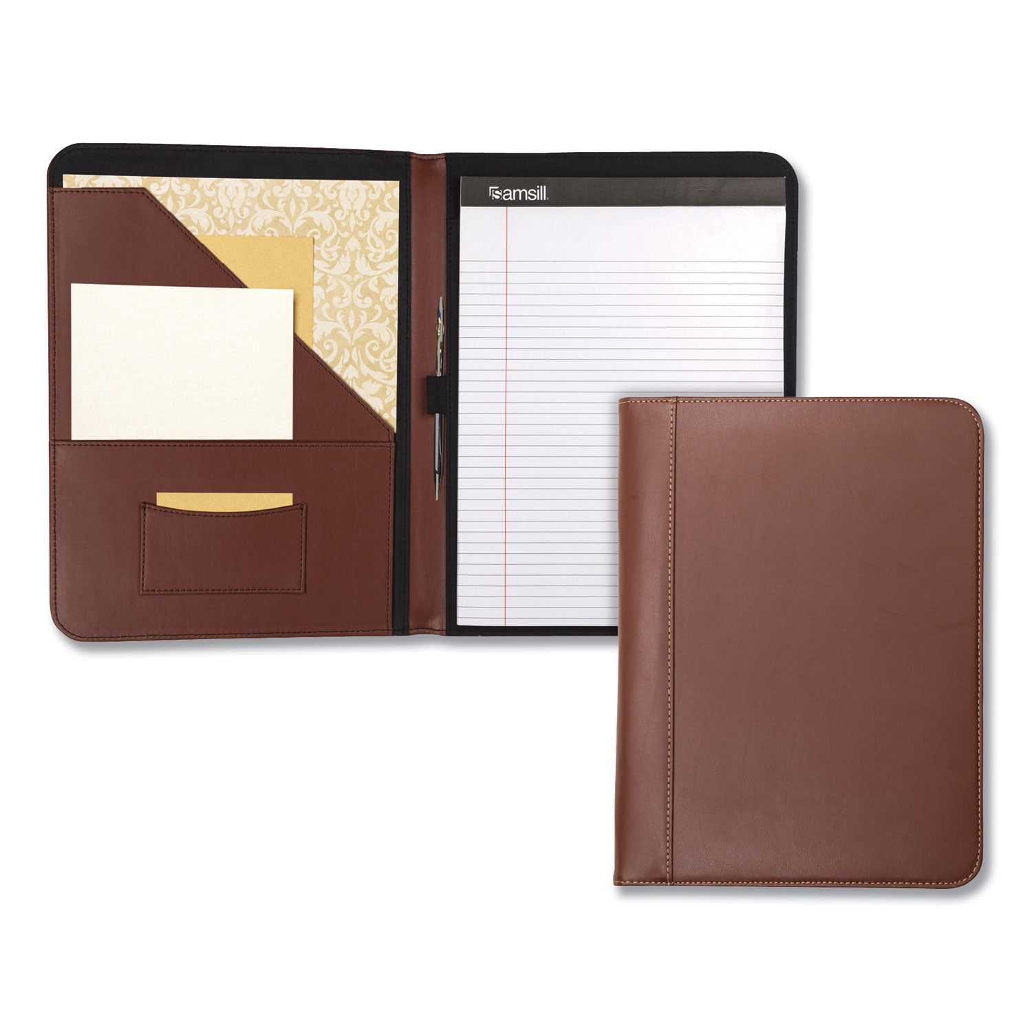 contrast-stitch-leather-padfolio-8-1-2-x-11-leather-tan_sam71716 - 4