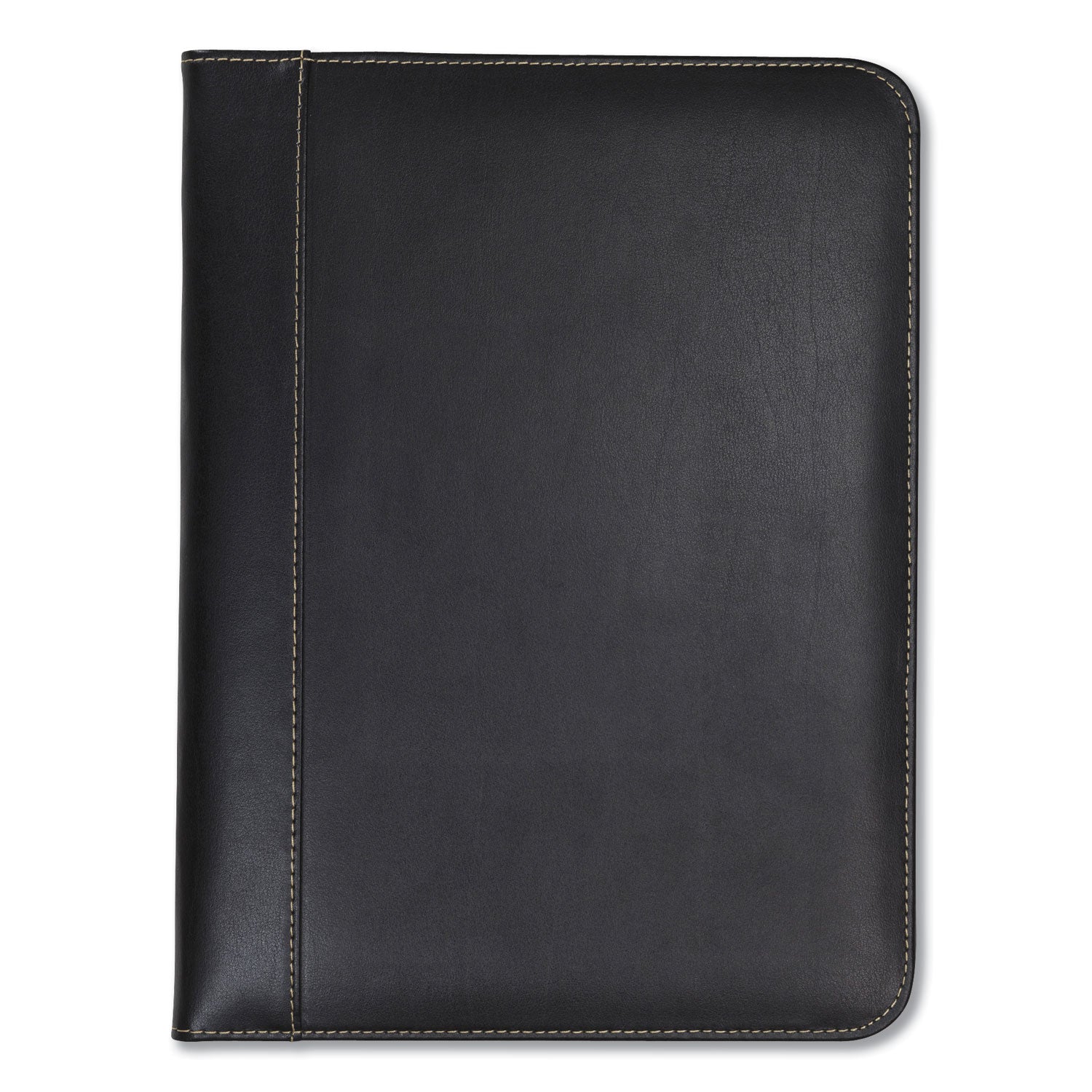 contrast-stitch-leather-padfolio-8-1-2-x-11-leather-black_sam71710 - 1