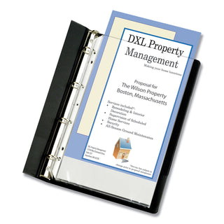 Heavyweight Poly Sheet Protectors, Clear, 2", 14 x 8.5, 50/Box - 
