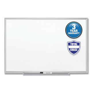 Classic Series Total Erase Dry Erase Boards, 72 x 48, White Surface, Silver Anodized Aluminum Frame - 