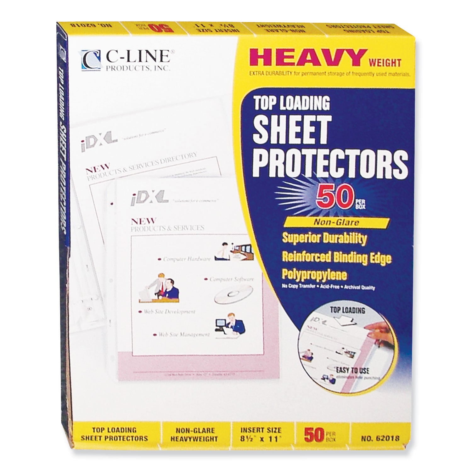 heavyweight-polypropylene-sheet-protectors-non-glare-2-11-x-85-50-box_cli62018 - 5