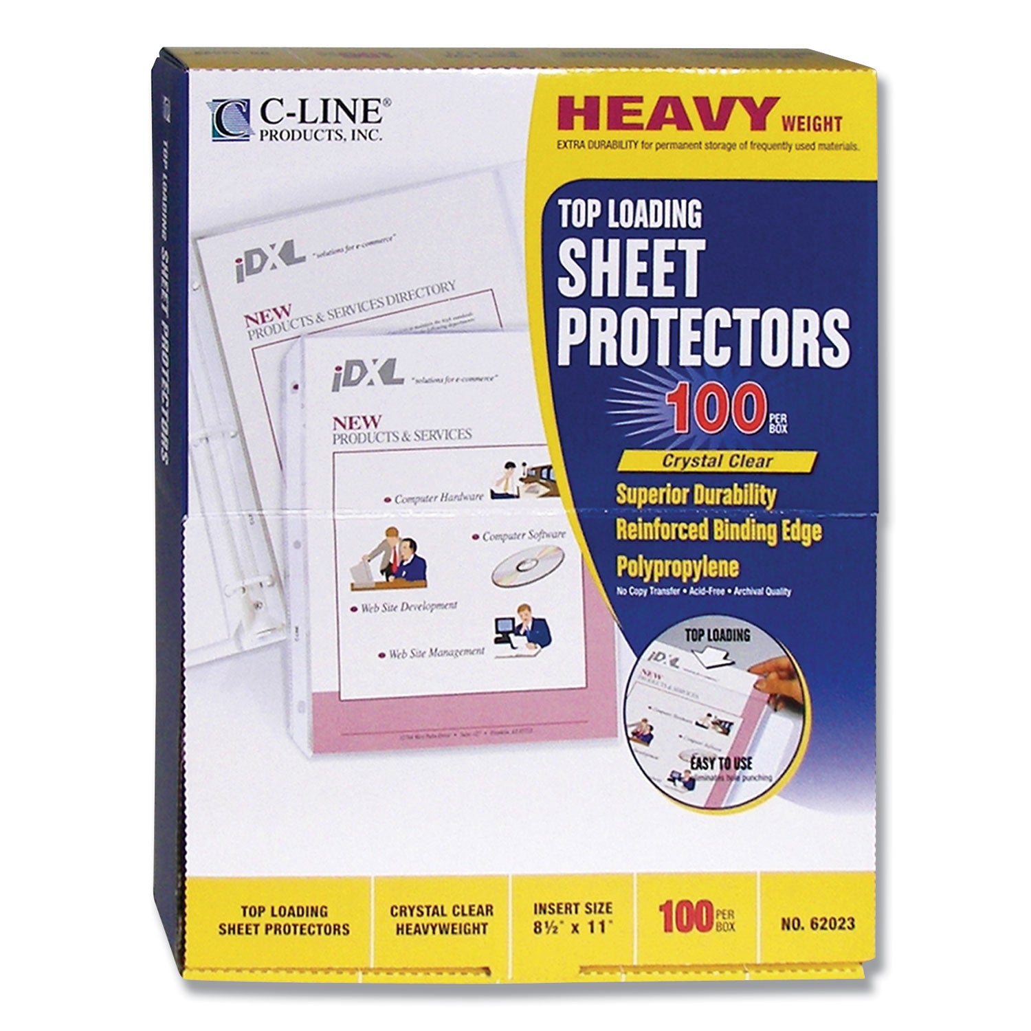 heavyweight-polypropylene-sheet-protectors-clear-2-11-x-85-100-box_cli62023 - 3