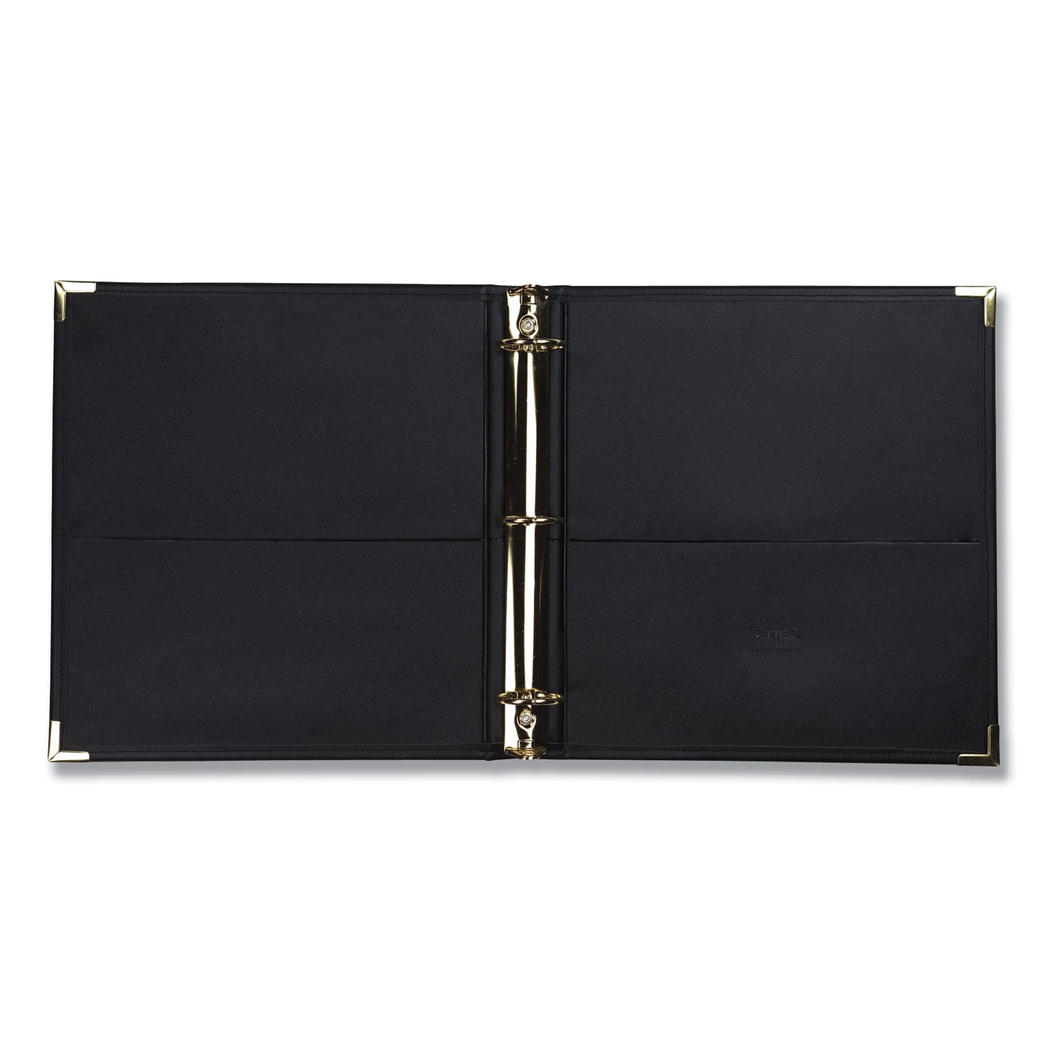 Classic Collection Ring Binder, 3 Rings, 1.5" Capacity, 11 x 8.5, Black - 