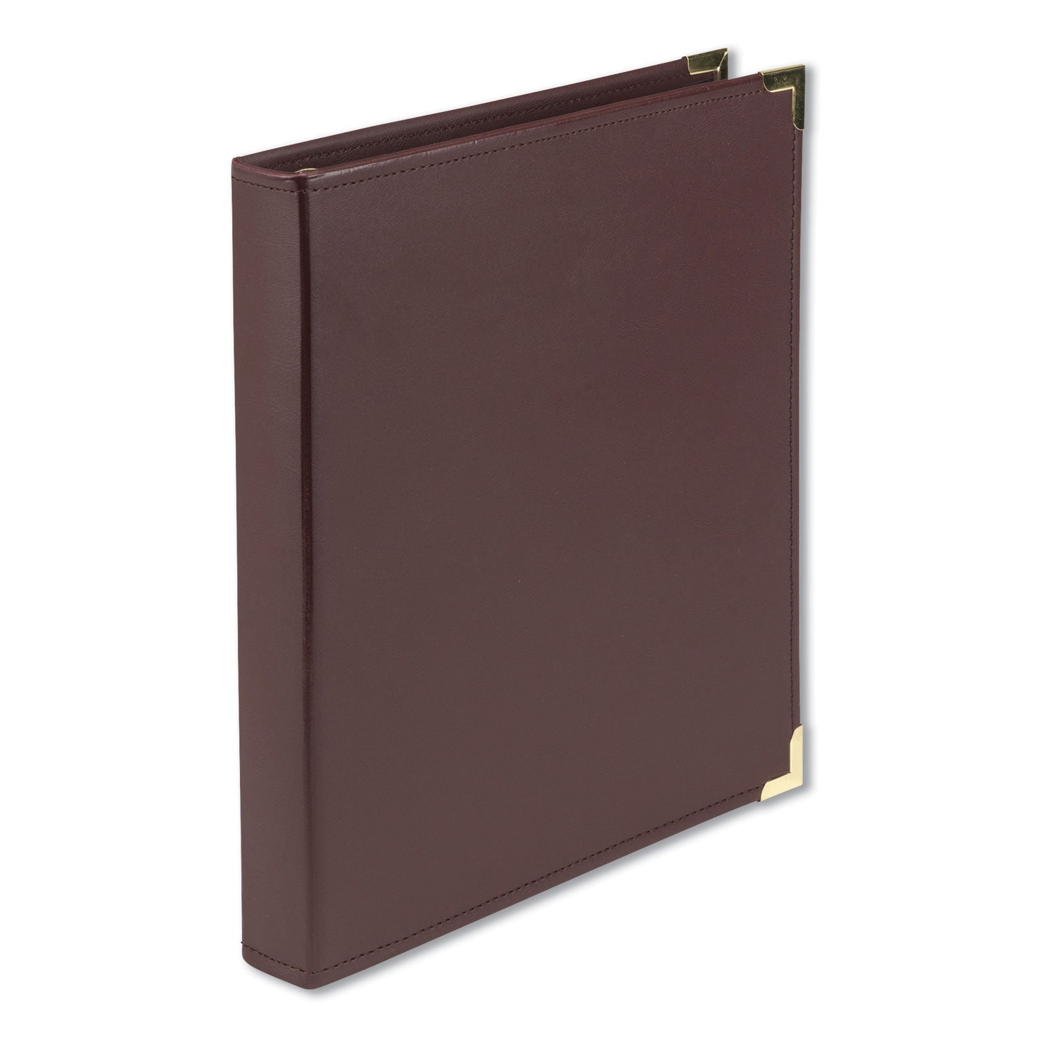 Classic Collection Ring Binder, 3 Rings, 1" Capacity, 11 x 8.5, Burgundy - 