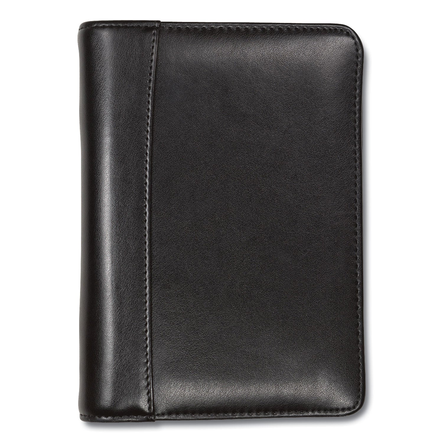 Regal Leather Business Card Binder, Holds 120 2 x 3.5 Cards, 5.75 x 7.75, Black - 