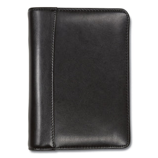 Regal Leather Business Card Binder, Holds 120 2 x 3.5 Cards, 5.75 x 7.75, Black - 