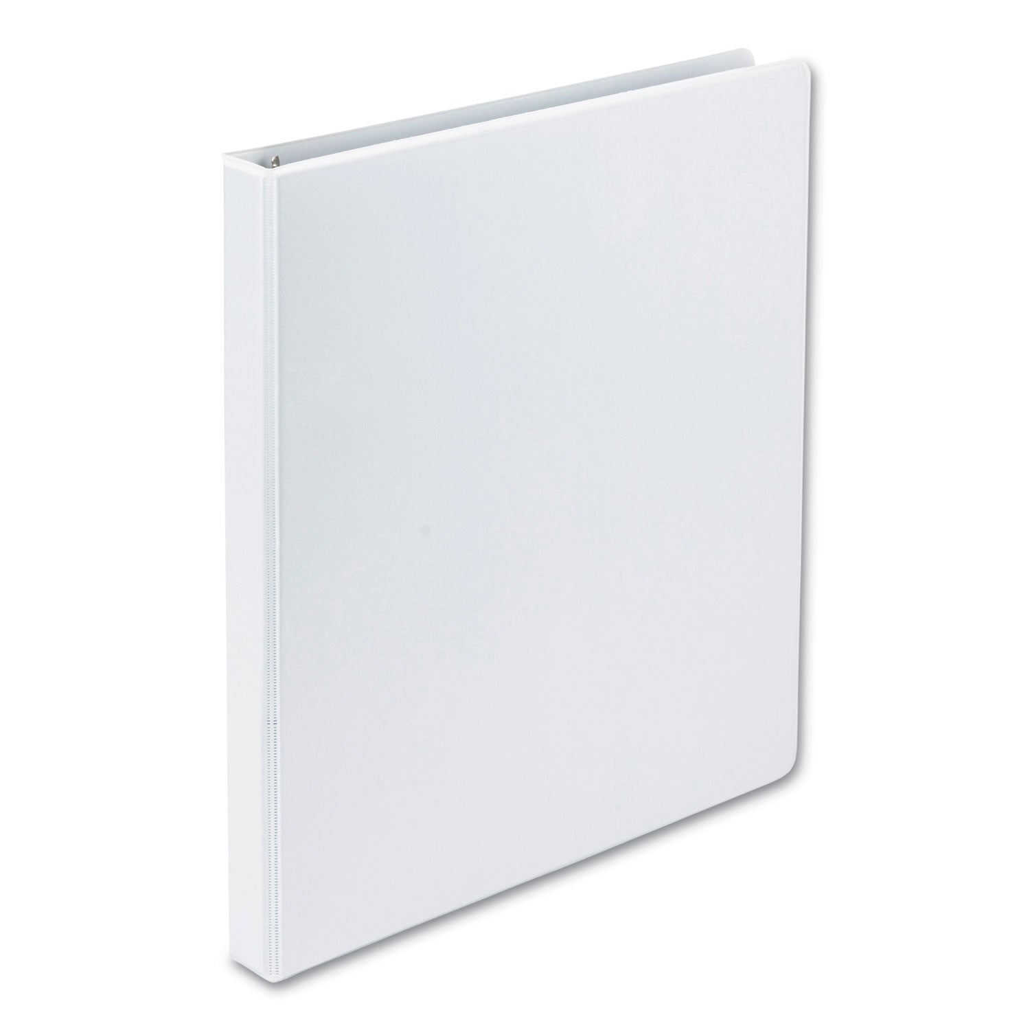 Earth's Choice Plant-Based Round Ring View Binder, 3 Rings, 0.5" Capacity, 11 x 8.5, White